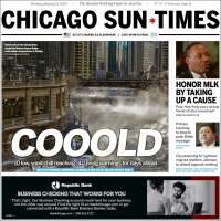 Portada de Chicago Sun-Times (USA)