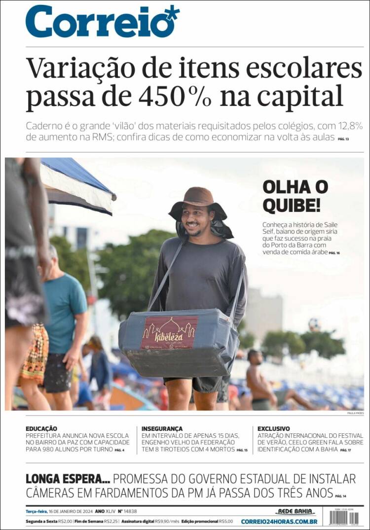 Portada de Correio* (Brasil)