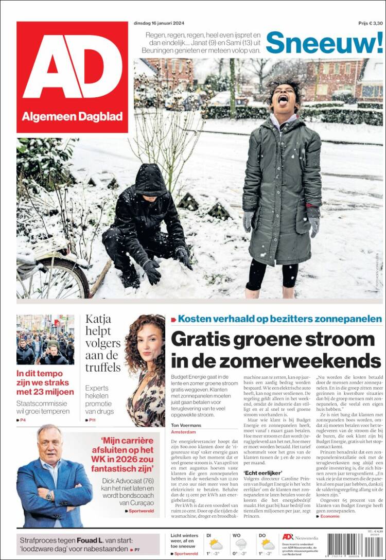 Portada de AD (Pa&iacute;ses Bajos)