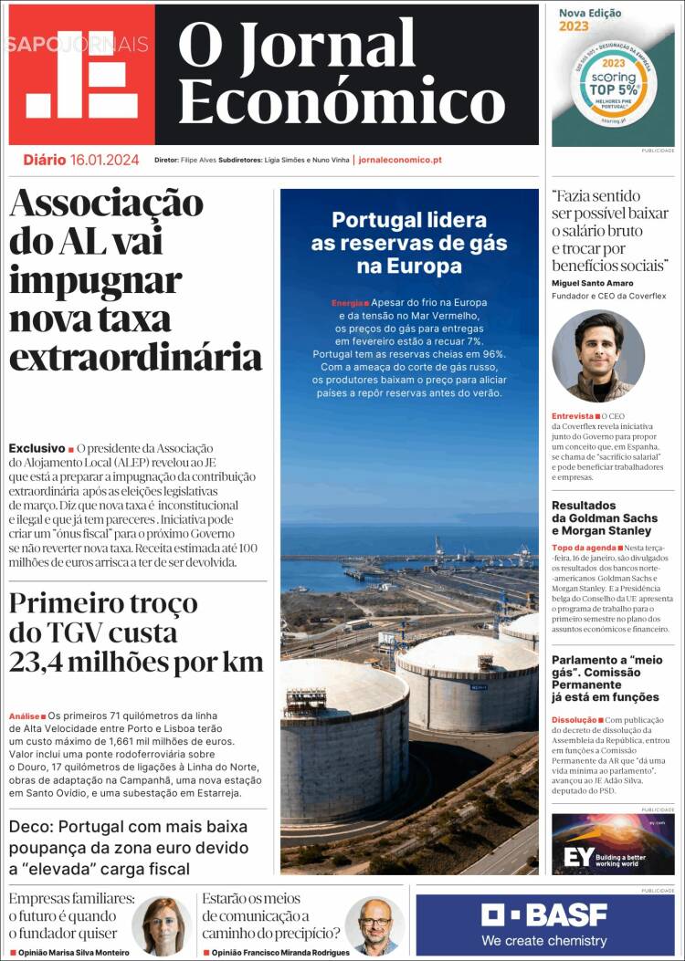 Portada de Oje (Portugal)