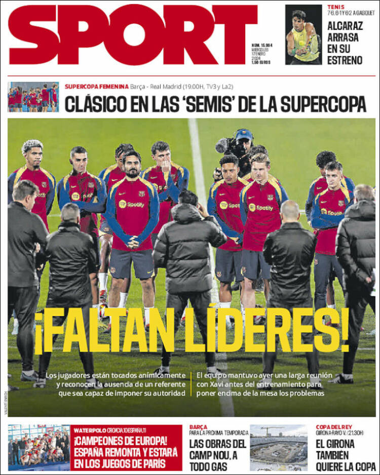 Portada de Sport (España)