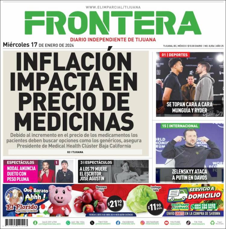 Portada de Frontera (M&eacute;xico)