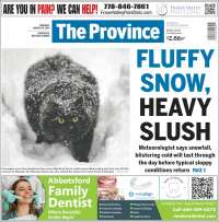 Portada de The Province (Canadá)