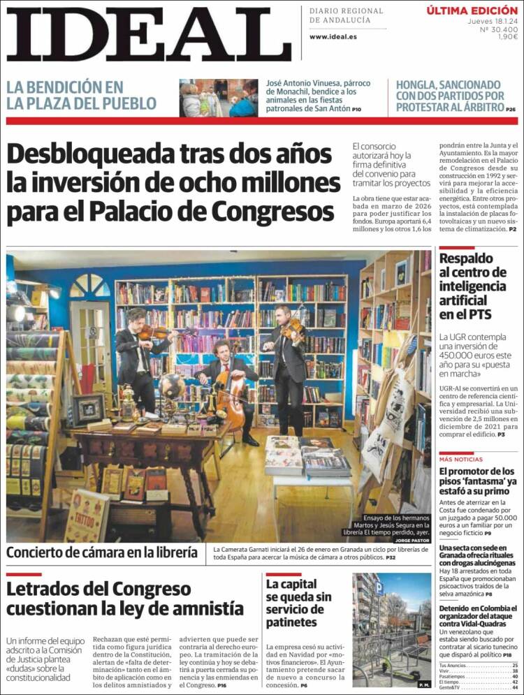 Portada de Ideal (España)