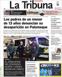 Portada de La Tribuna de Toledo (España)