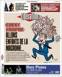 Portada de Libération (Francia)