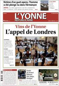 Portada de L'Yonne-Républicaine (Francia)