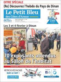 Portada de Le Petit Bleu (Francia)