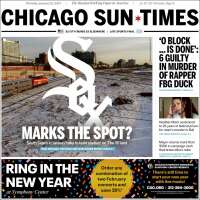 Portada de Chicago Sun-Times (USA)