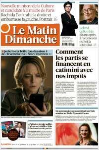 Portada de Le Matin (Suiza)