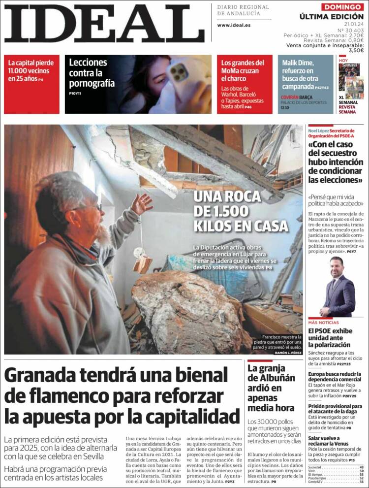 Portada de Ideal (España)
