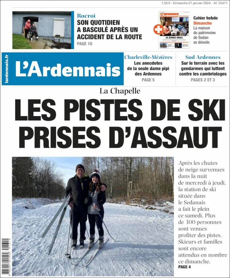 Portada de L'Ardenais (Francia)