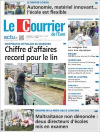 Portada de Le Courrier de l'Ouest (Francia)