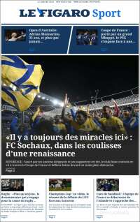 Portada de Le Figaro Sport (Francia)