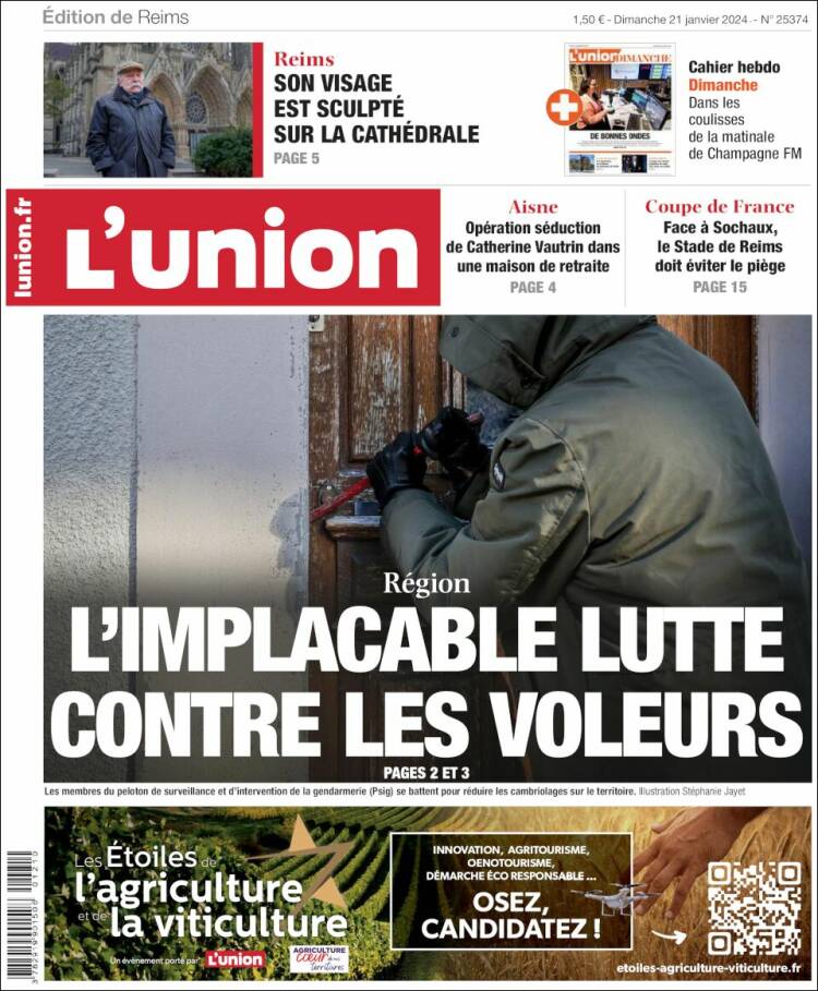 Portada de L'Union (Francia)