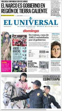 Portada de El Universal (México)