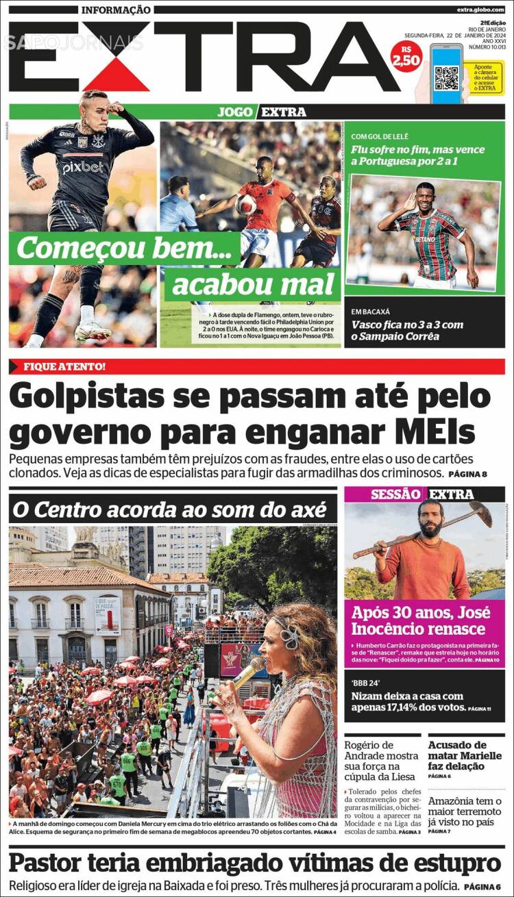 Portada de Extra (Brasil)