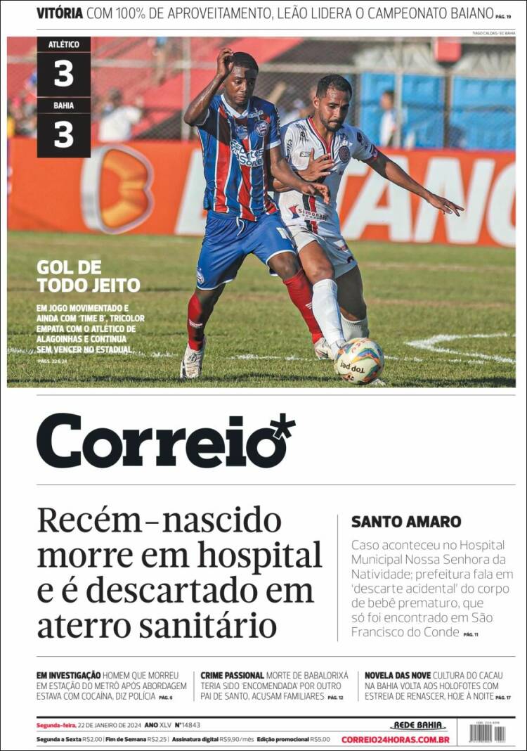 Portada de Correio* (Brasil)