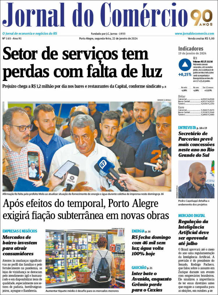 Portada de Jornal do Comércio (Brasil)