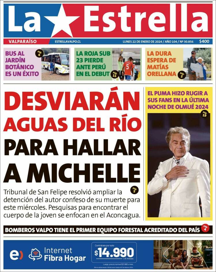 Portada de Estrella de Valparaiso (Chile)