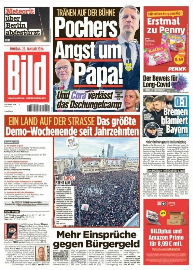 Portada de Bild (Alemania)
