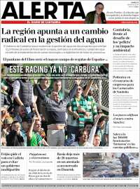 Portada de Alerta - El Diario de Cantabria (España)