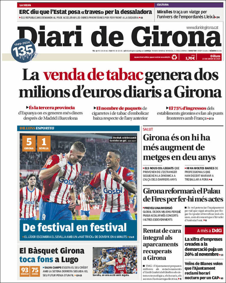 Peri dico Diari De Girona Espa a Peri dicos De Espa a Edici n De Peri dico Diari De Girona Espa a Peri dicos De Espa a Edici n De