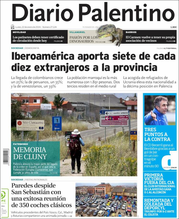 Portada de Diario Palentino (España)