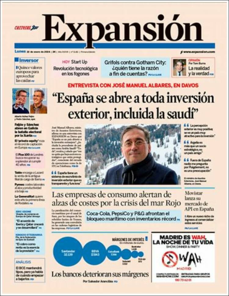 Portada de Expansión (Espa&ntilde;a)