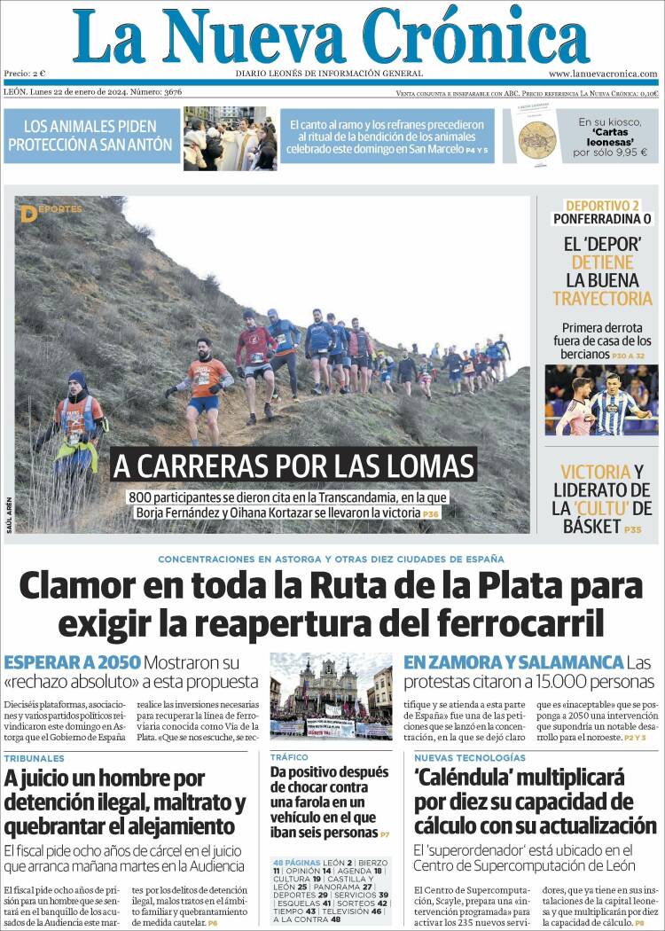 Portada de La Nueva Crónica (España)