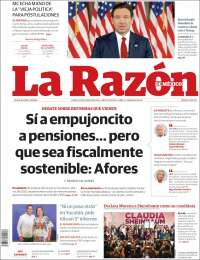 Portada de La Razón (México)