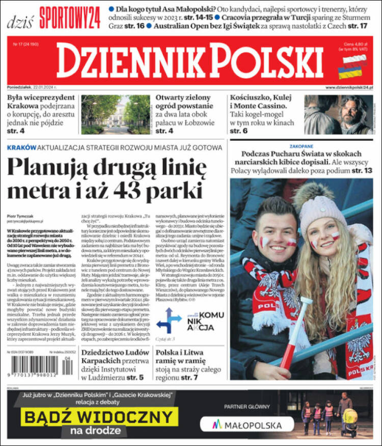 Portada de Dziennik (Polonia)