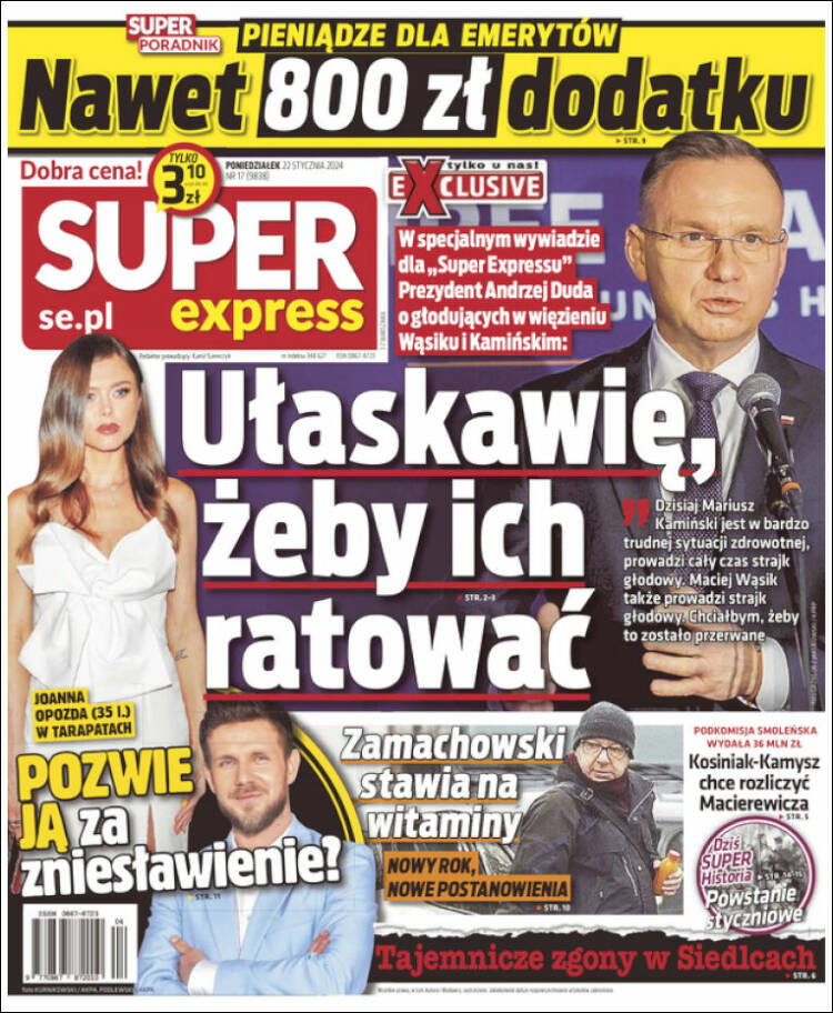 Portada de Super Express (Polonia)