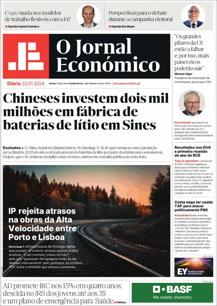 Portada de Oje (Portugal)
