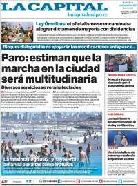 Portada de Diario La Capital - Mar del Plata (Argentina)