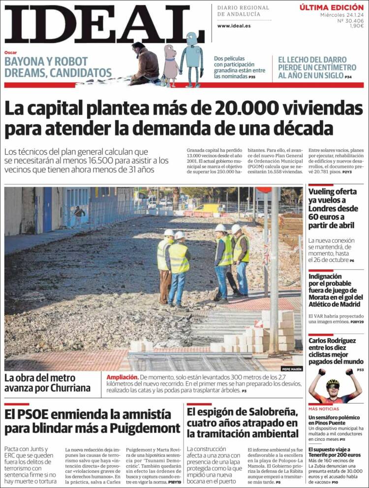 Portada de Ideal (España)