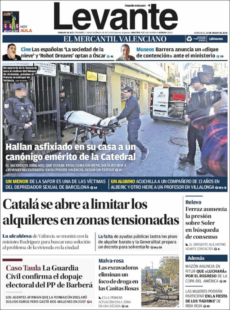 Portada de Levante (España)