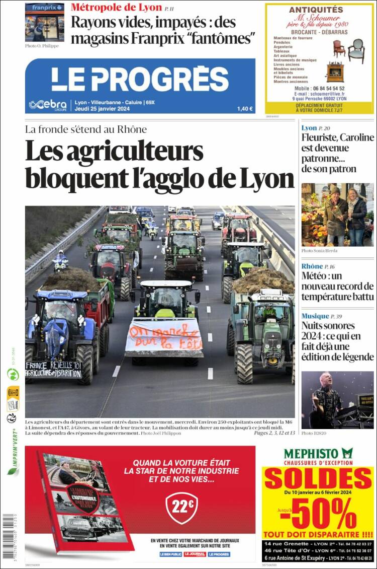 Portada de Progres de Fecamp (Francia)