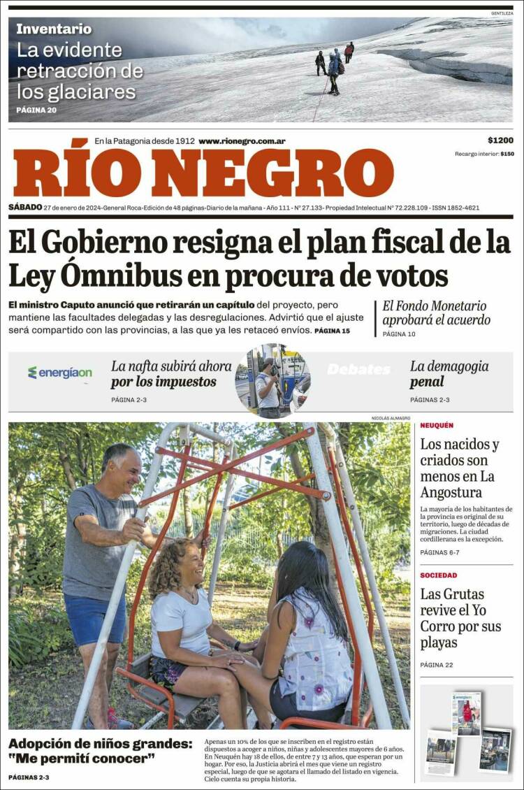 Portada de Rio Negro (Argentina)