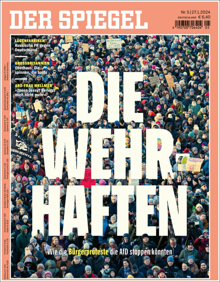 Portada de Der Spiegel (Alemania)