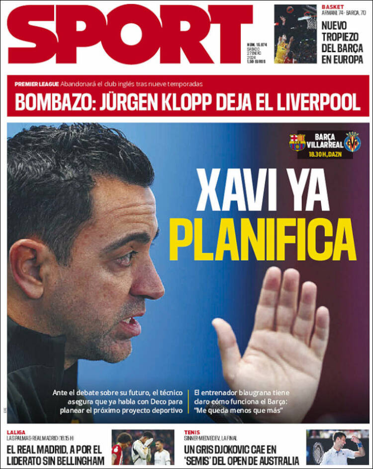 Portada de Sport (España)