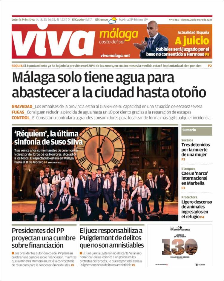 Portada de Viva Málaga (España)