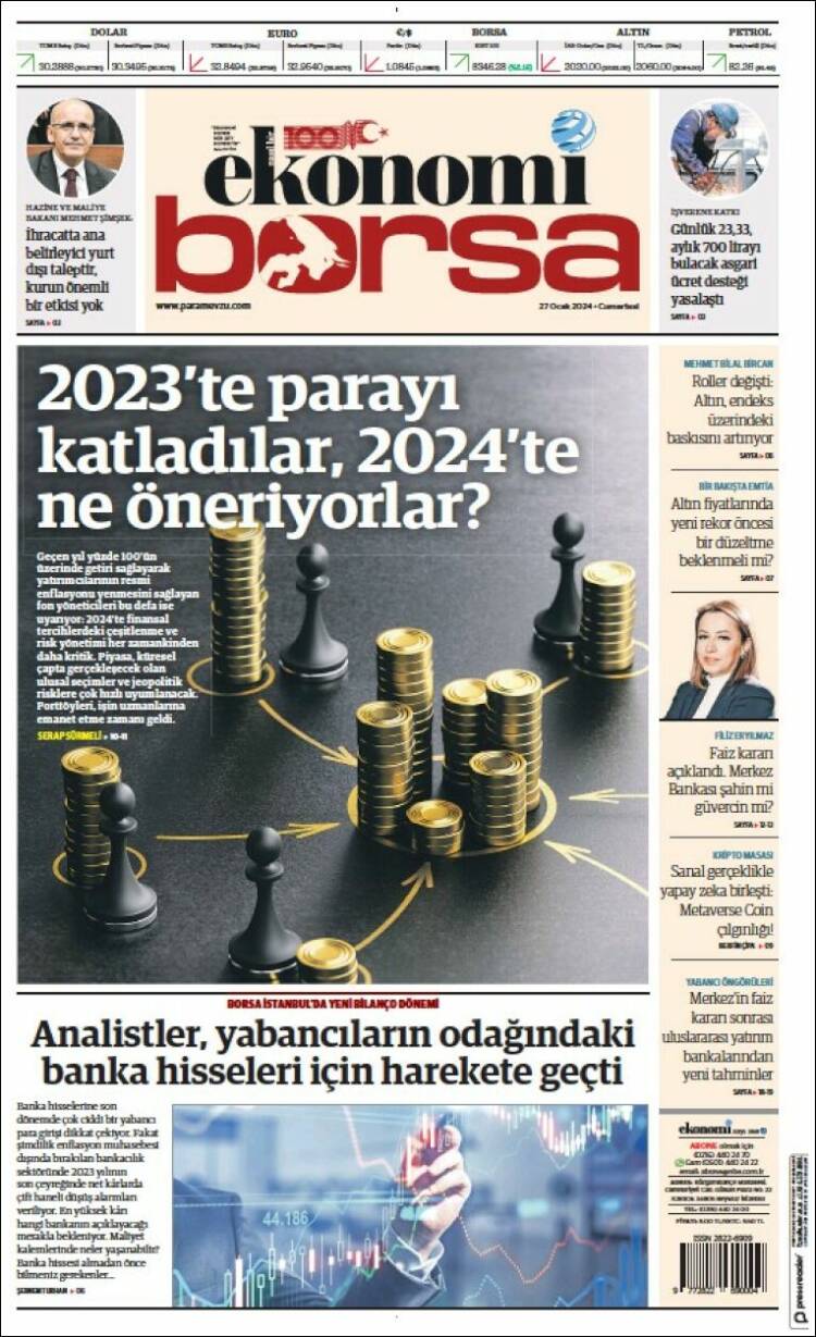 Portada de Dünya (Turqu&iacute;a)