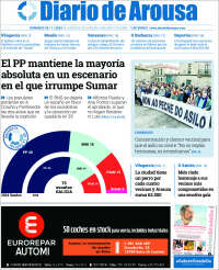 Portada de Diario de Arousa (España)