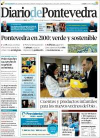 Portada de Diario de Pontevedra (España)