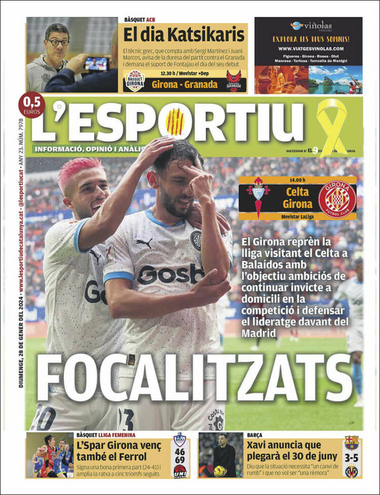 Portada de L'Esportiu : Girona (España)