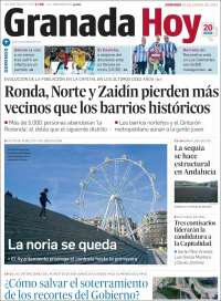 Portada de Granada Hoy (España)