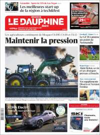 Portada de Le Dauphiné Libéré (Francia)