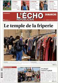 Portada de L'Echo Républicain (Francia)