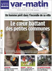 Portada de Var-Matin (Francia)